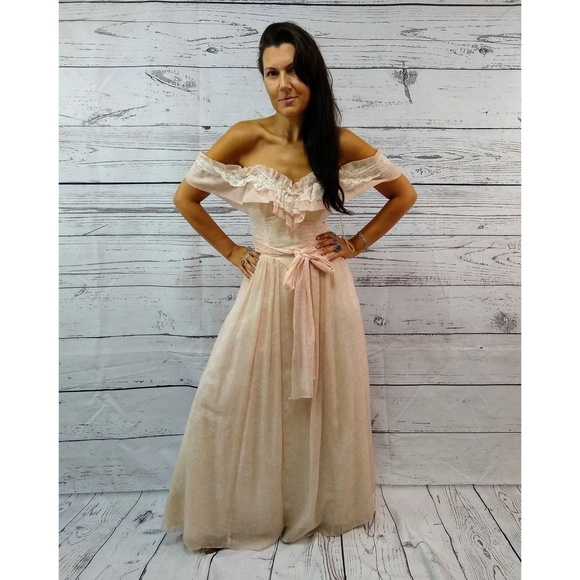 Vintage Dresses & Skirts - Jessica McClintock vintage prairie dress